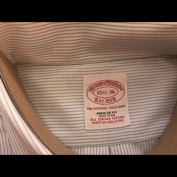 Brooks Brothers Non-Iron Regular Fit Button Down - Picture 2 of 3